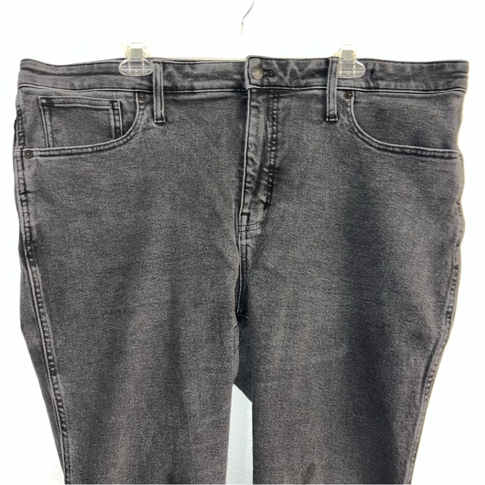 Madewell 22w plus size straight leg skinny jean black